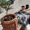 A2 Living Maxi low Rattan basket, kurv, homein.dk