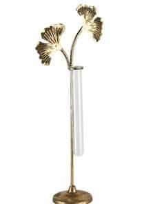 2Have Solitærvase Gingko H:45 cm Guld