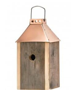 A2 Living Kobber Mini 'Birdy Sleep' Fuglehus (genb. træ)