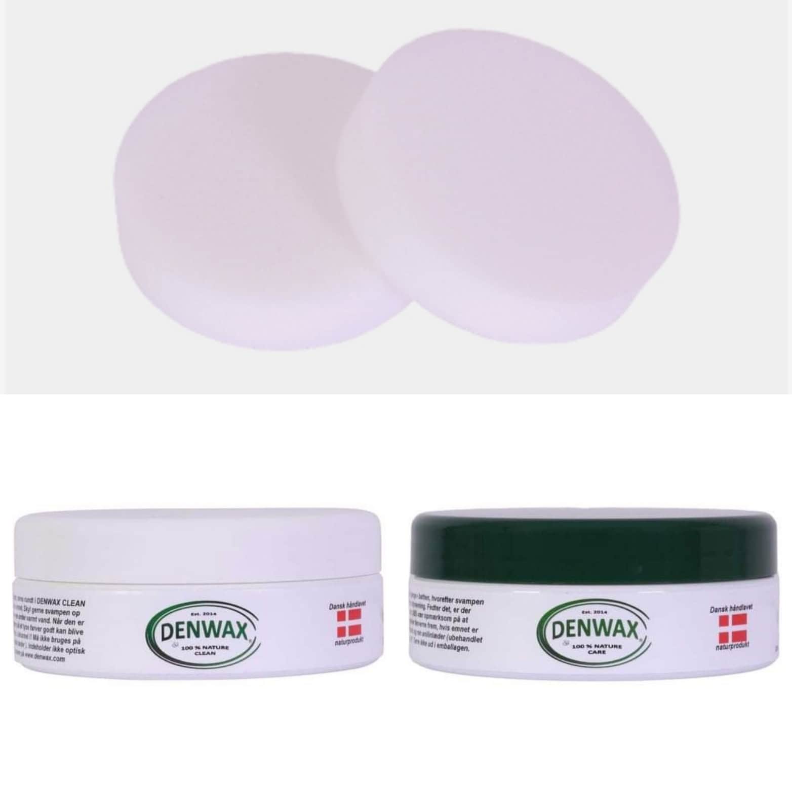 DENWAX SVAMPE, DENWAX CLEAN, DENWAX CARE, HOMEIN.DK