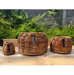 A2 Living, urtepotter, homein.dk, A2 Living Rund Rattan Urtepotte (Bowl)