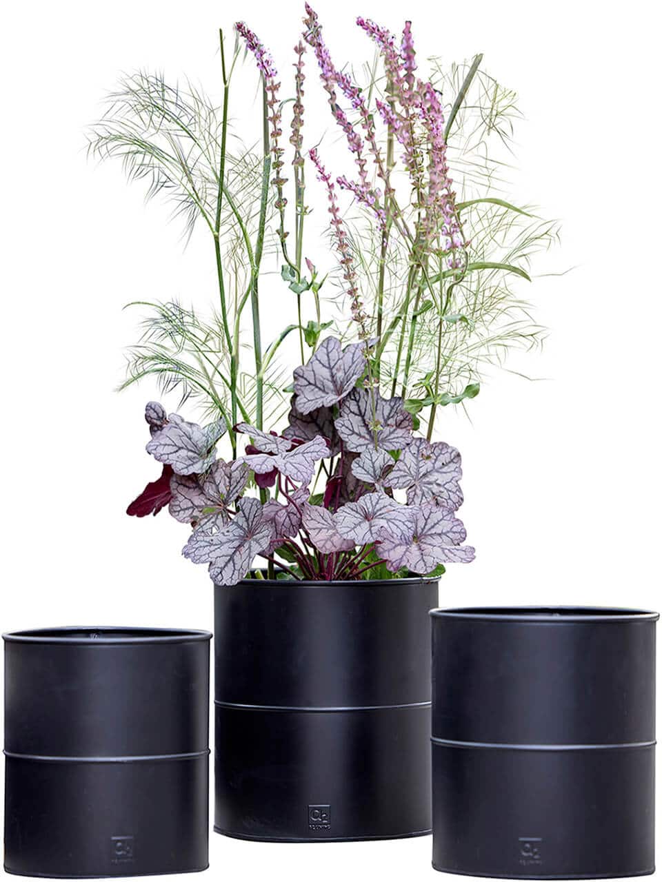 A2 Living Sort Blomsterspand (sæt m. 3 stk. / 3 str.) - Billede 2