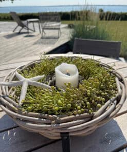 A2 Living Mini Rund Rattanbakke (m. Ø10 hul) - Kubu